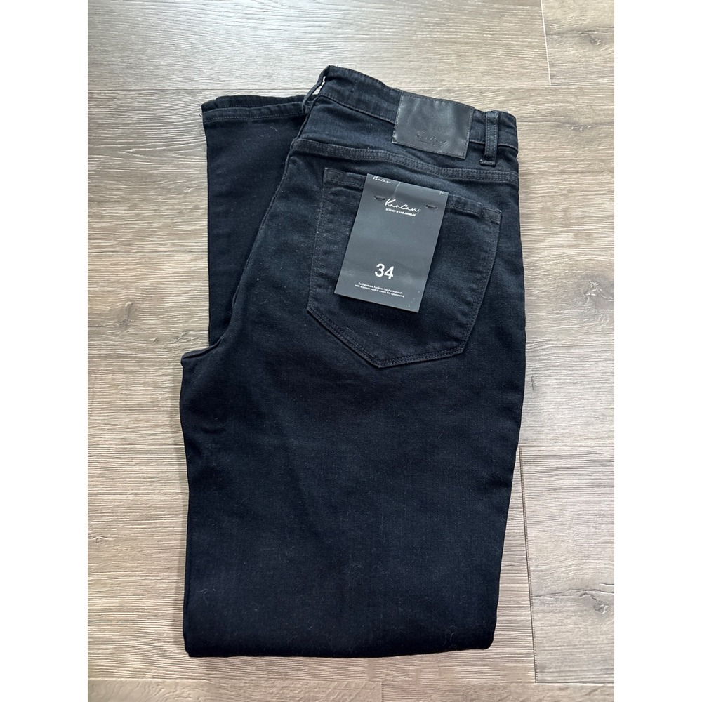 KanCan Womens Black Distressed Jeans Size 34